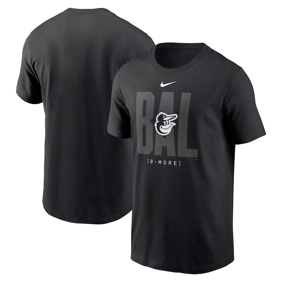 Baltimore Orioles Nike Fashion Local T-Shirt - Black - UKASSNI