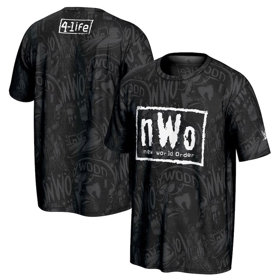 nWo WWE ProSphere 4 Life T-Shirt – Black (USA Stock) - UKASSNI
