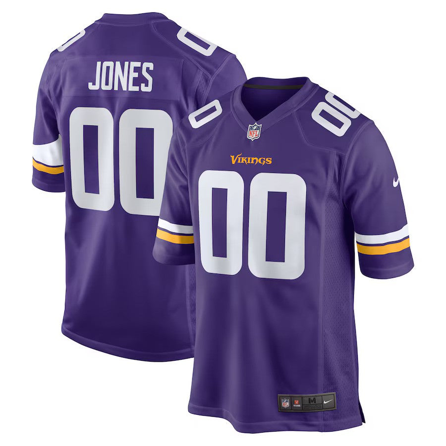 Aaron Jones Minnesota Vikings Nike Game Player Jersey - Purple - UKASSNI