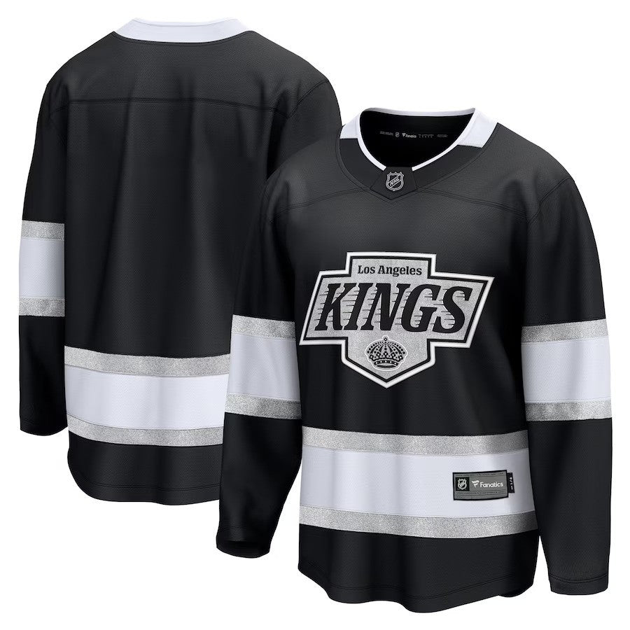 Los Angeles Kings NHL Fanatics Home Breakaway Jersey - Black - UKASSNI