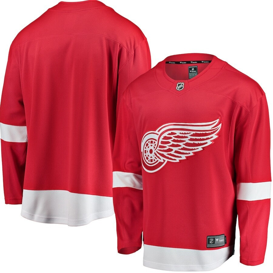 Detroit Red Wings NHL Fanatics Breakaway Home Jersey – Red (USA Stock) - UKASSNI