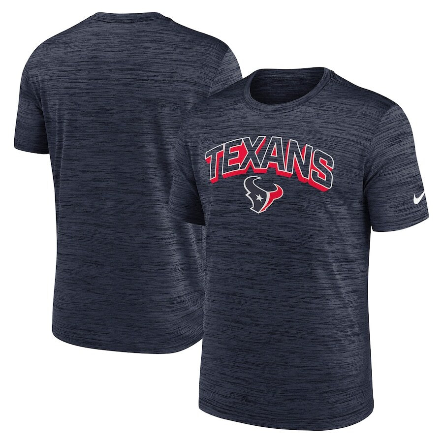 Houston Texans NFL Nike Velocity Performance T-Shirt - Navy - UKASSNI