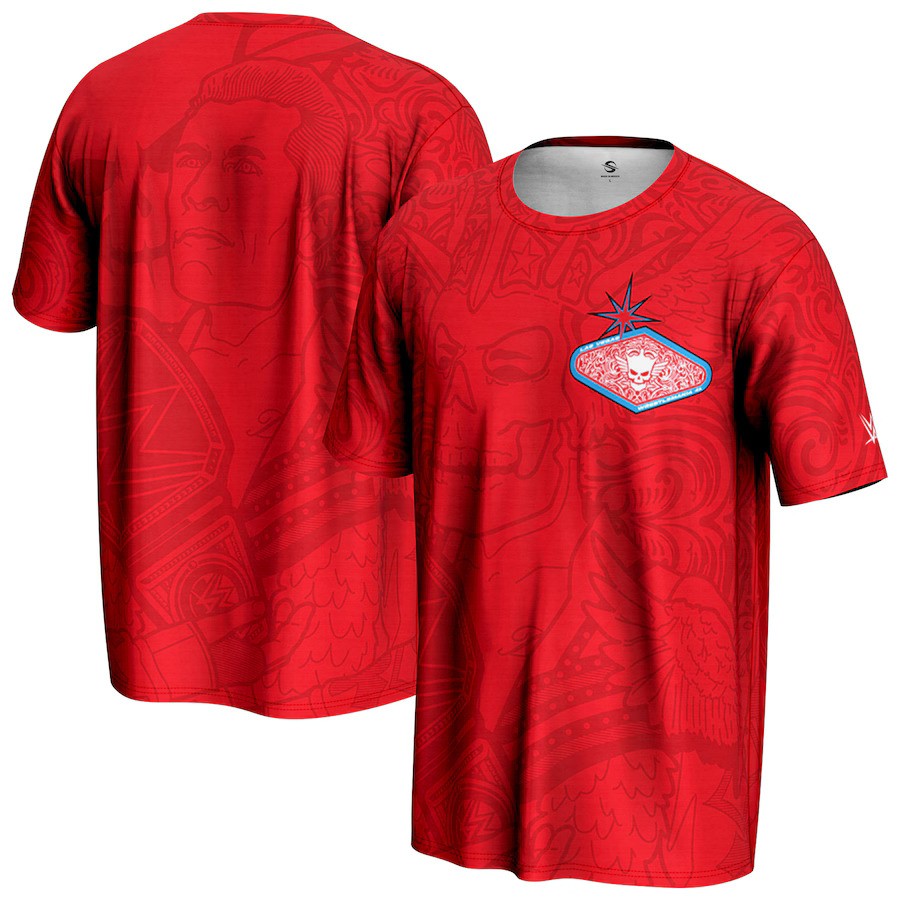 Cody Rhodes WWE ProSphere WrestleMania 41 T-Shirt - Red