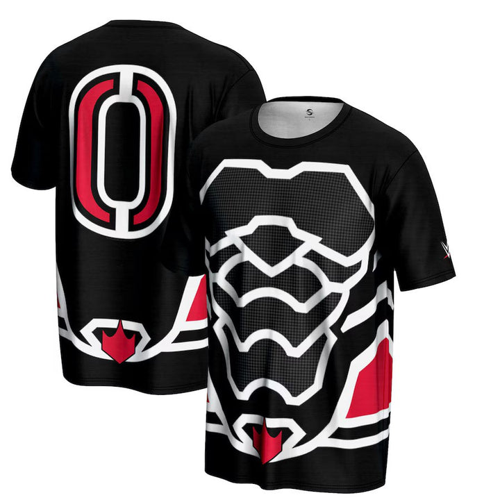 Penta WWE ProSphere In-Ring T-Shirt – Black – Small (UK Stock) - UKASSNI