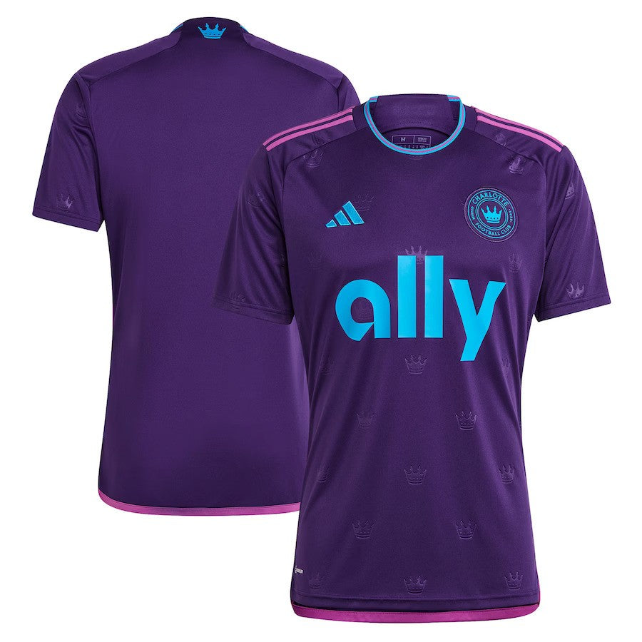 Charlotte FC adidas 2023 Crown Jewel Kit Replica Jersey - Purple - UKASSNI