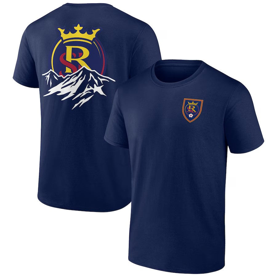 Real Salt Lake Fanatics Branded Team Hometown Collection T-Shirt - Navy - UKASSNI