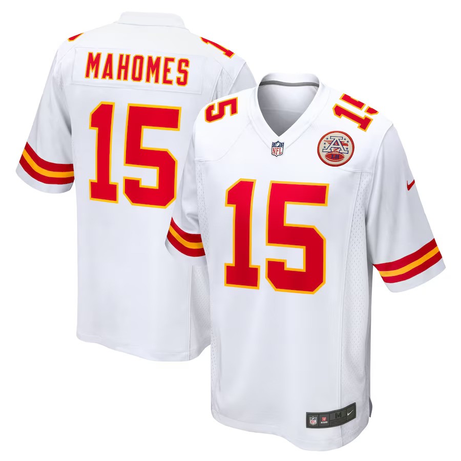 Patrick Mahomes Kansas City Chiefs Nike Game Jersey - White - UKASSNI