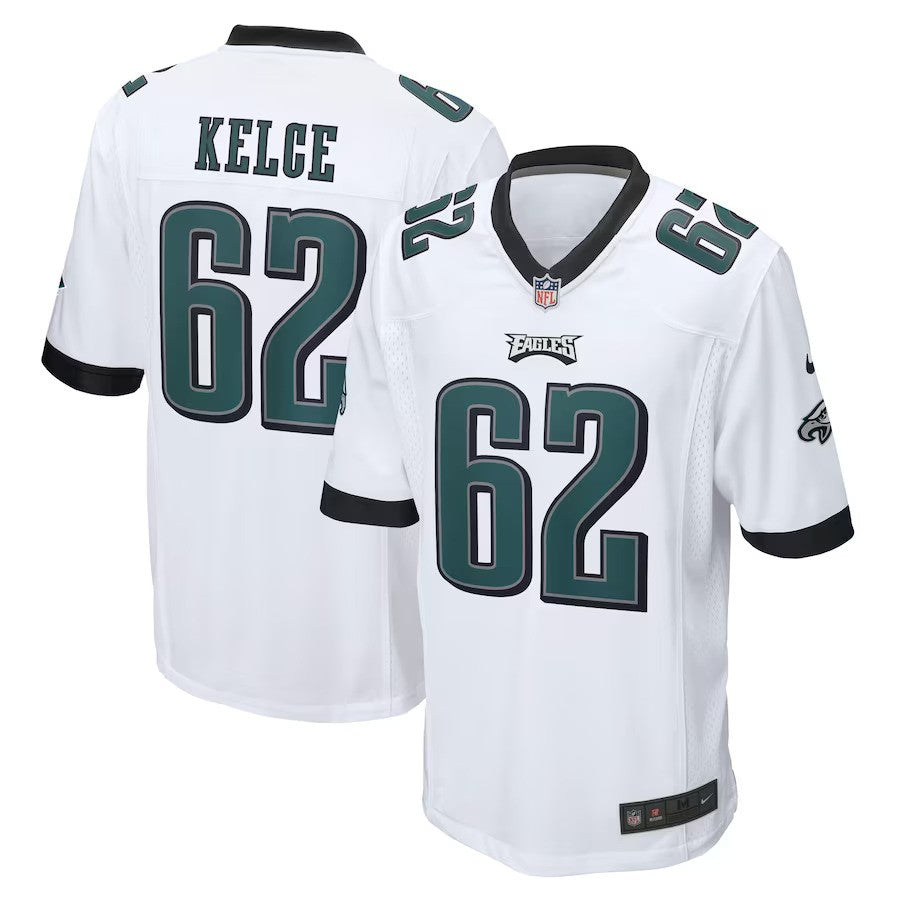 Jason Kelce Philadelphia Eagles Nike Game Jersey - White - UKASSNI