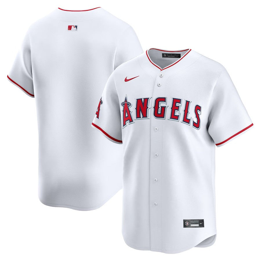 Los Angeles Angels Nike Home Limited Jersey - White - UKASSNI