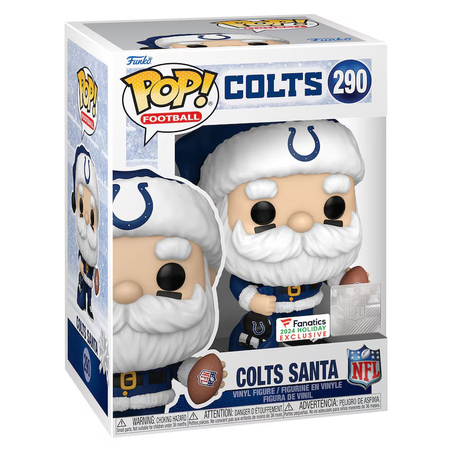 Indianapolis Colts Santa Funko Pop! 2024 Fanatics Exclusive Vinyl Figure - UKASSNI