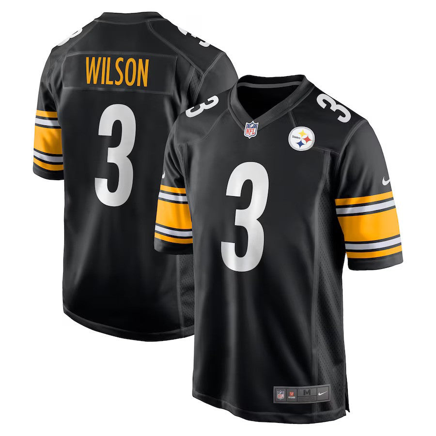 Russell Wilson Pittsburgh Steelers Nike Game Jersey – Black - UKASSNI