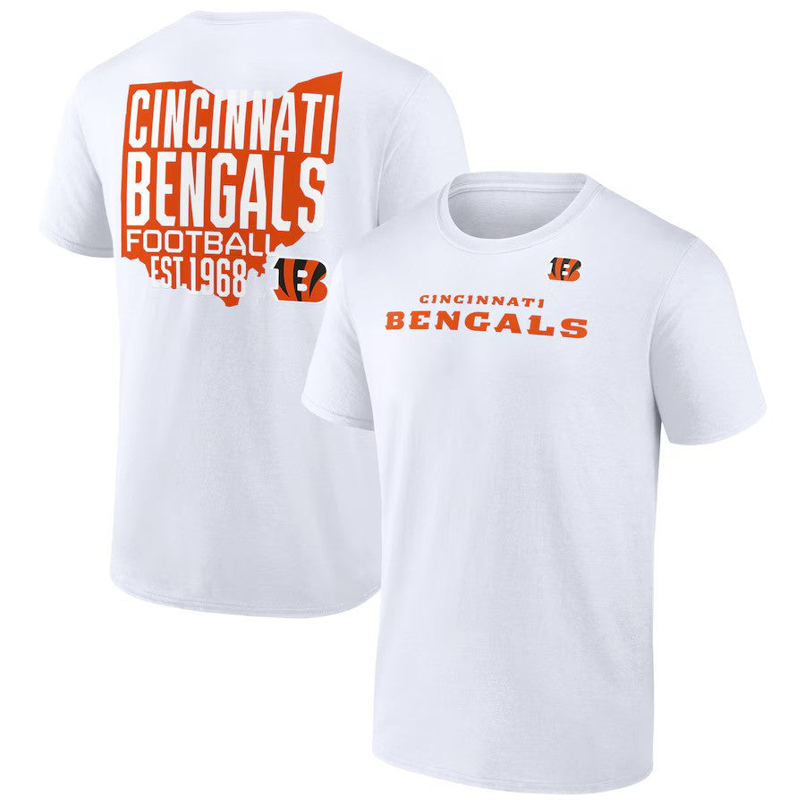 Cincinnati Bengals Hot Shot T-Shirt - White - UKASSNI