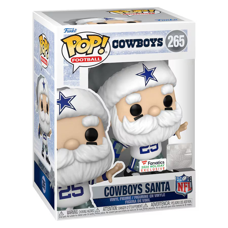 Dallas Cowboys Santa Funko Pop! 2024 Fanatics Exclusive Vinyl Figure - UKASSNI