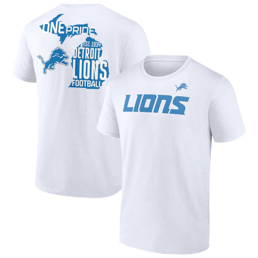 Detroit Lions Hot Shot T-Shirt - White - UKASSNI