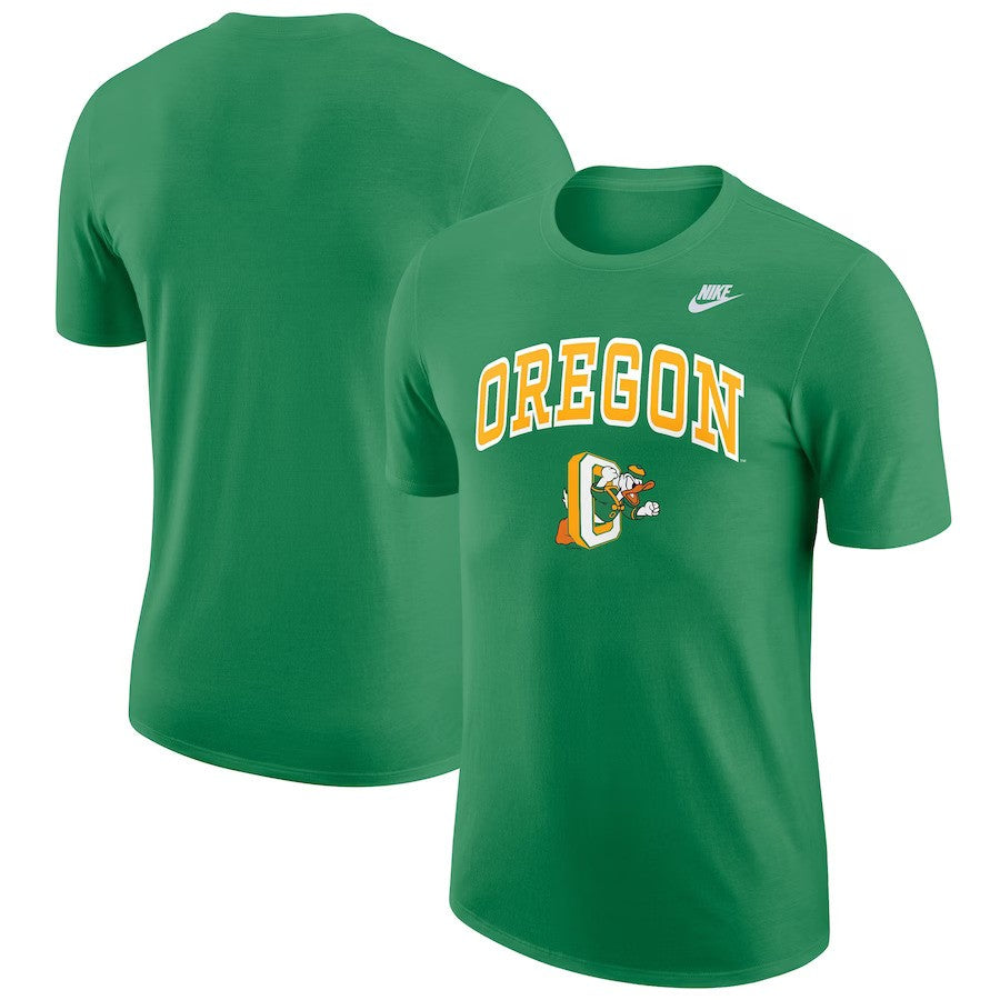 Oregon Ducks UK Nike Alternate Wordmark T-Shirt - Green - UKASSNI