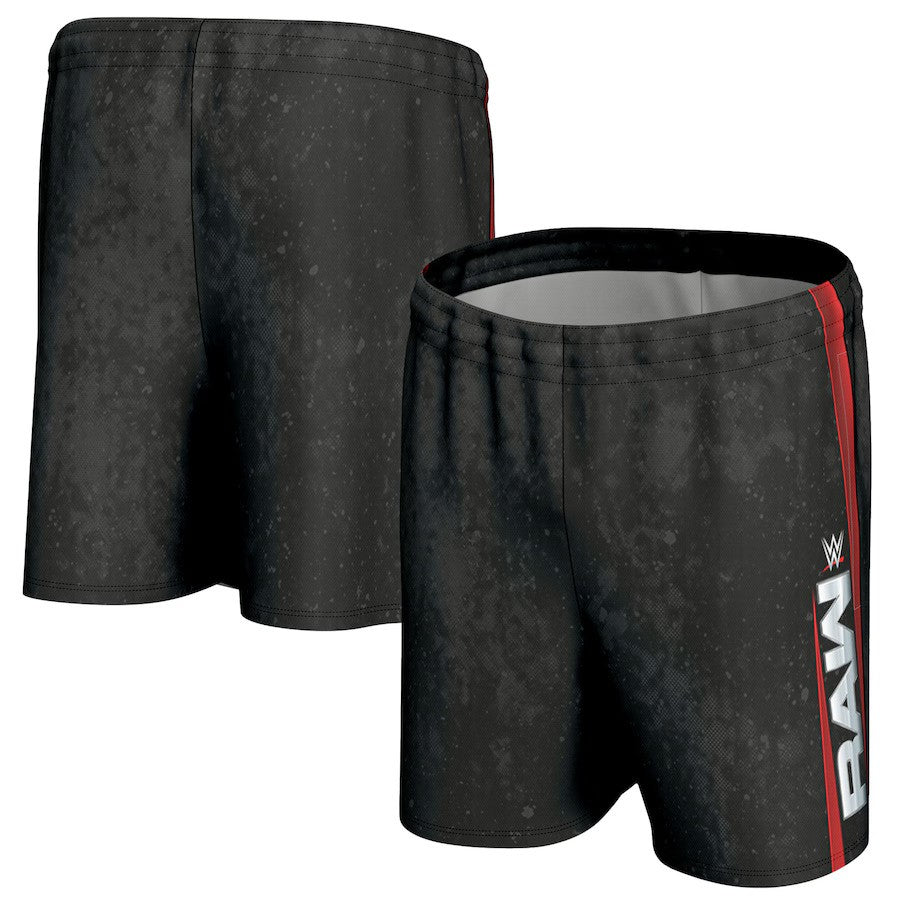 WWE Raw Netflix Era ProSphere Shorts – Black (USA Stock) - UKASSNI
