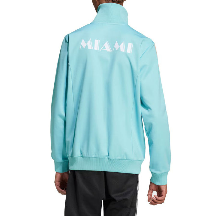 Inter Miami CF MLS adidas Originals 2024 Anthem Full-Zip Jacket - Aqua
