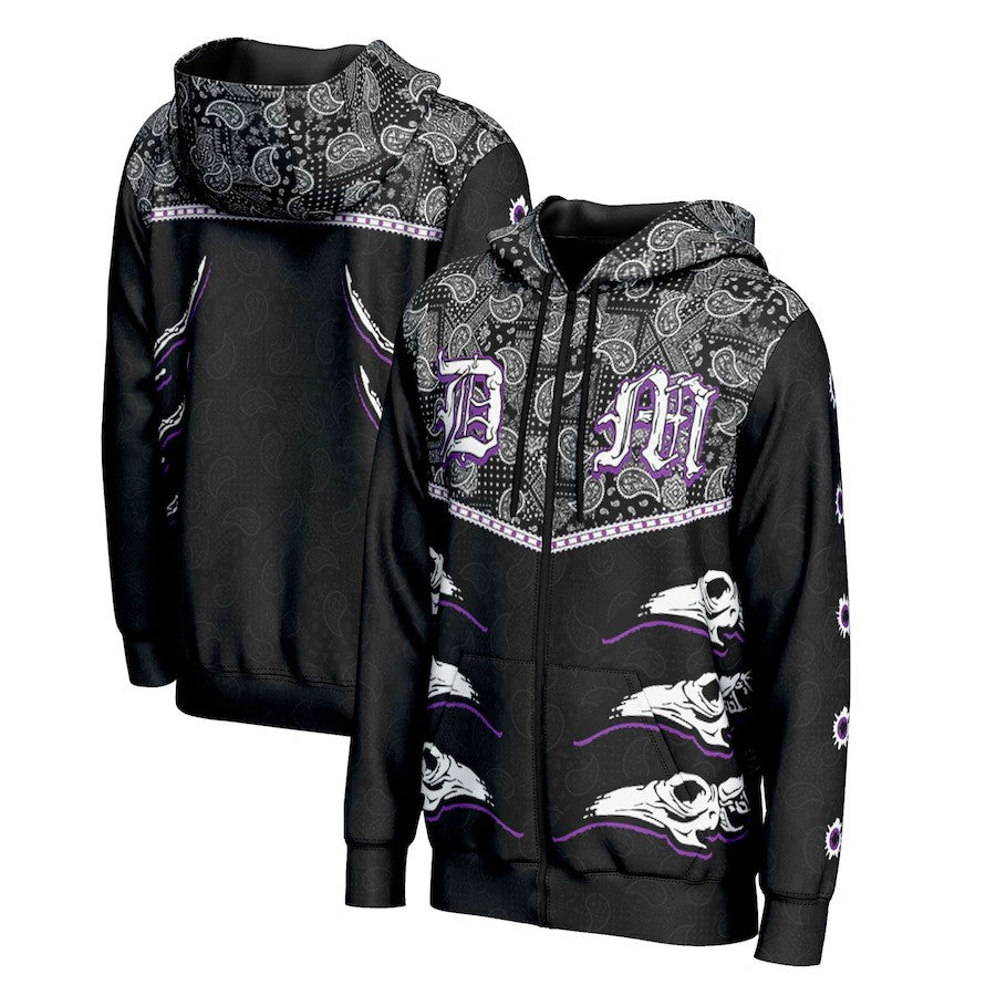 Dominik Mysterio WWE ProSphere Entrance Full-Zip Jacket – Black (USA Stock) - UKASSNI