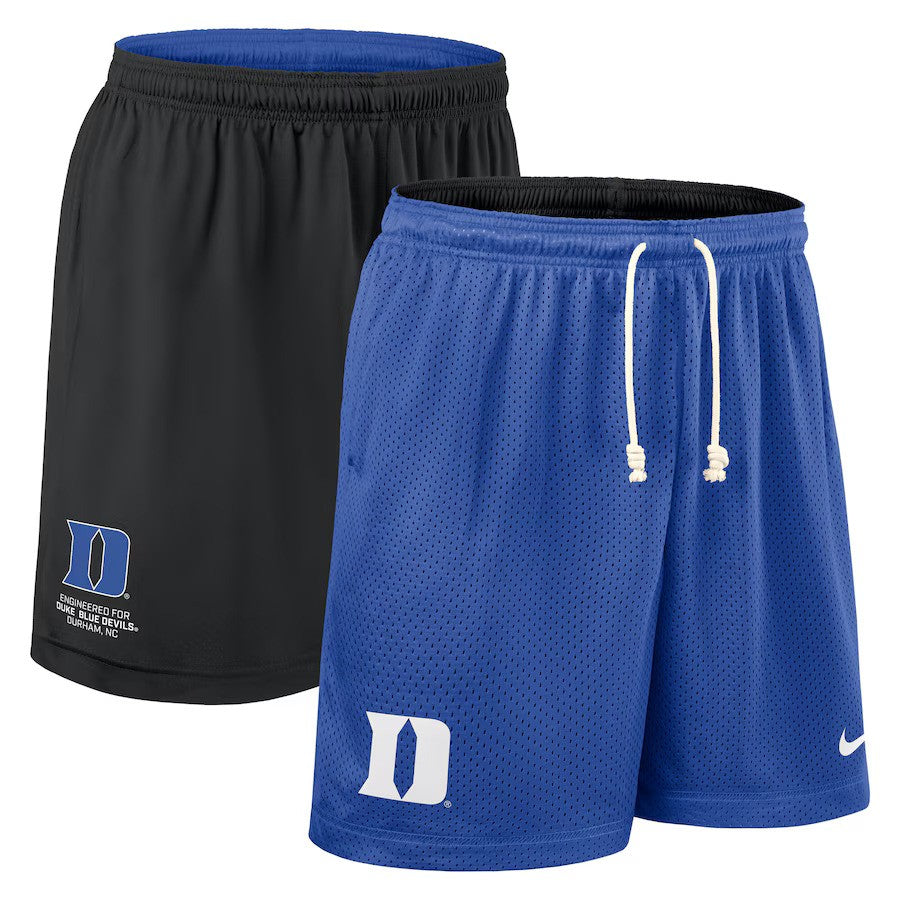 Duke Blue Devils NCAA Nike 2025 Sideline Reversible Performance Shorts - Royal/Black - UKASSNI