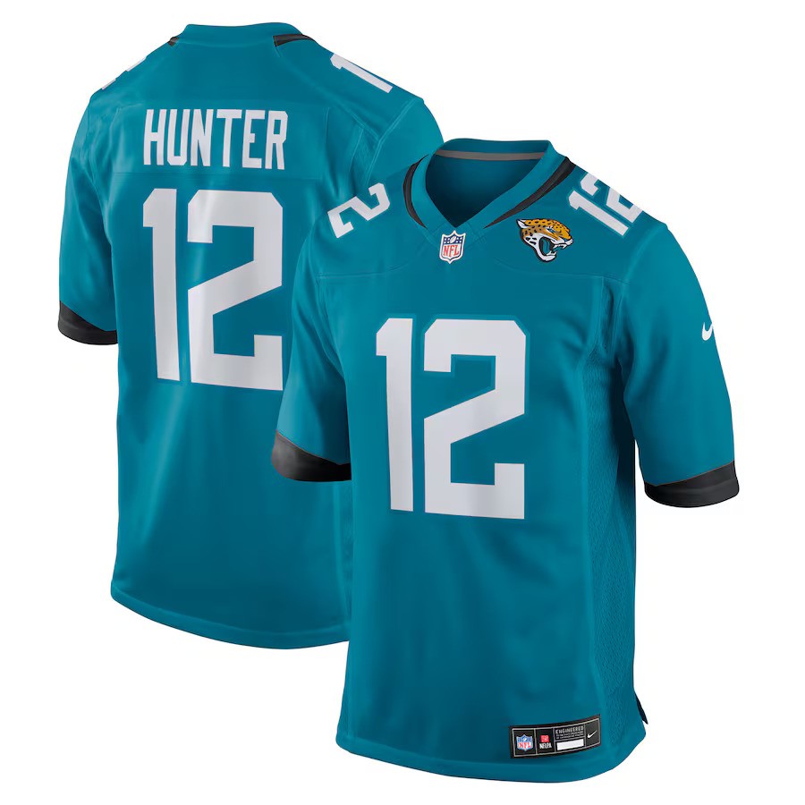 Jacksonville Jaguars NFL Travis Hunter Nike 2025 Draft First Round Pick Game Jersey – Teal (USA Stock) - UKASSNI