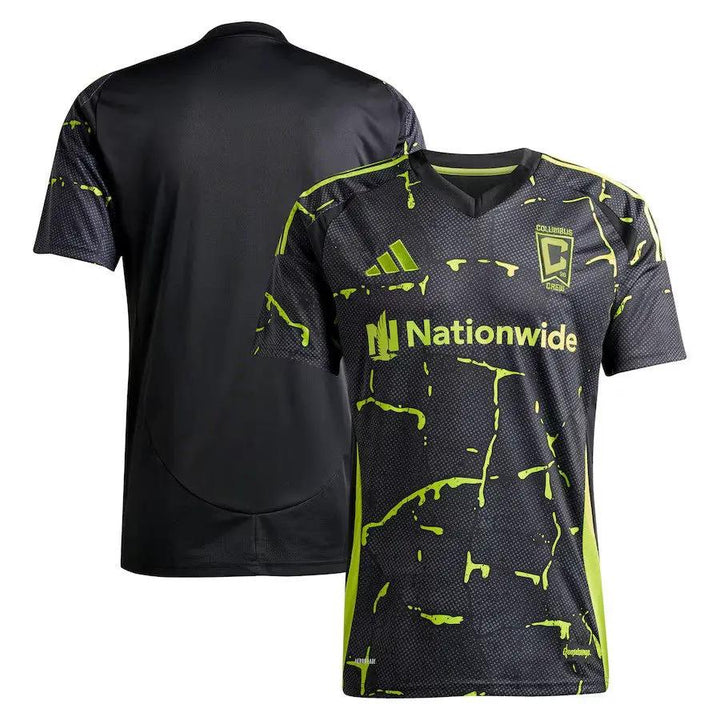 Columbus Crew MLS adidas 2025 The Goosebumps Kit Replica Jersey – Black (USA Stock) by Adidas