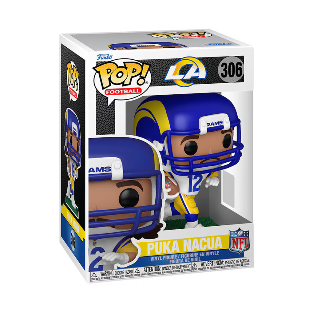 Los Angeles Rams NFL Puka Nacua Funko Pop! Vinyl Figure (USA Stock) - UKASSNI