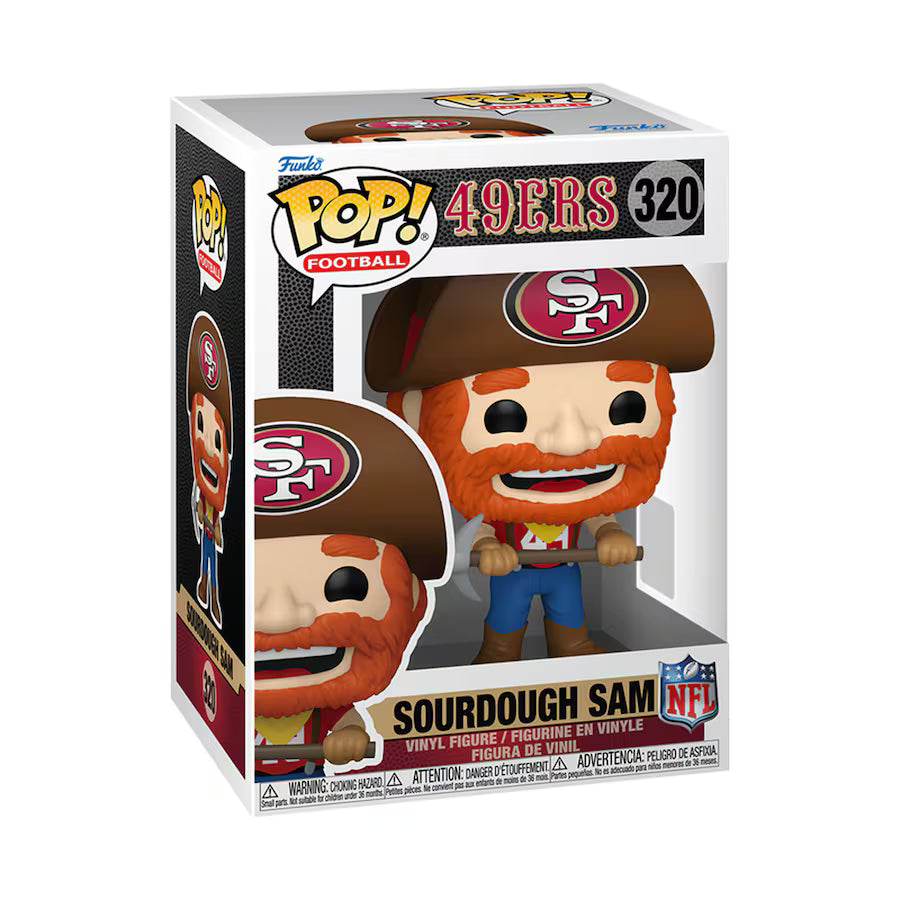 Sourdough Sam San Francisco 49ers Funko Pop! Vinyl Figure - (UK Stock) - UKASSNI