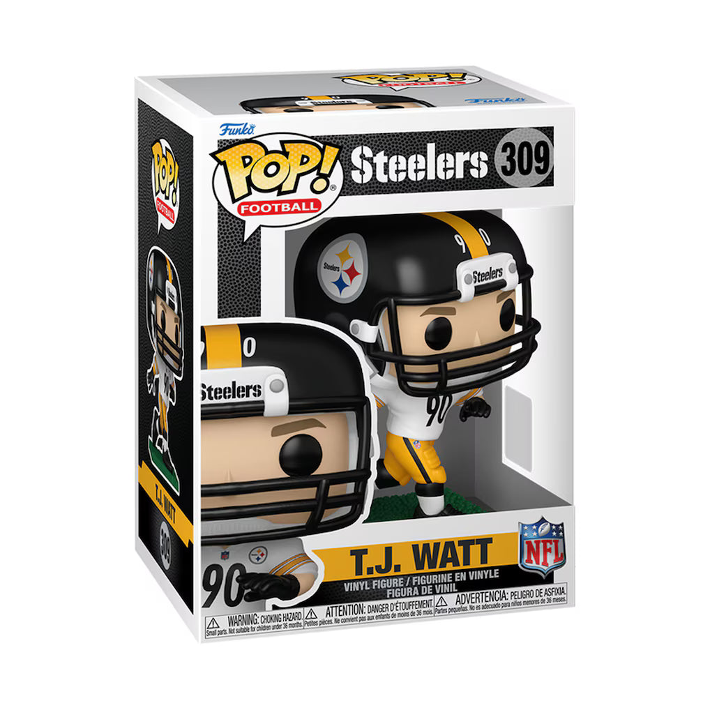 Pittsburgh Steelers NFL T.J. Watt Funko Pop! Vinyl Figure (UK Stock) - UKASSNI