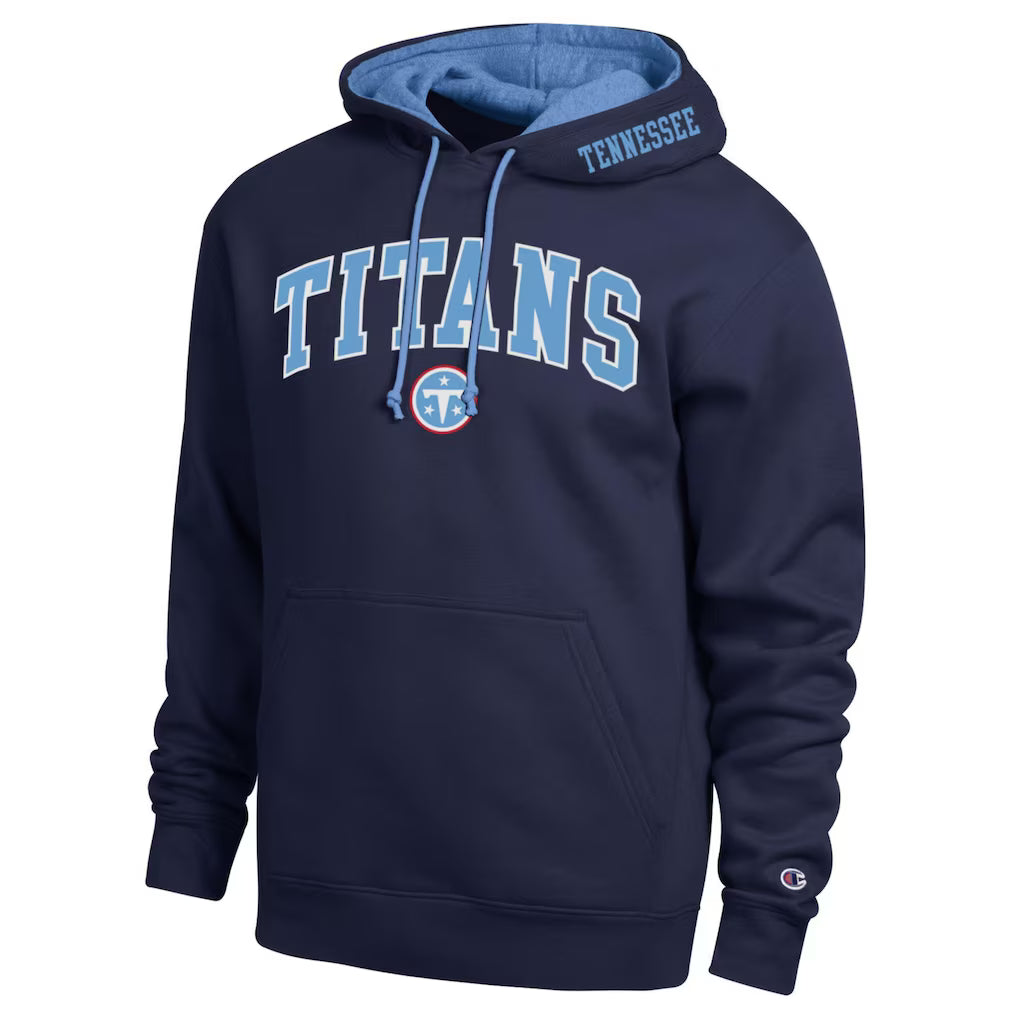 Tennessee Titans Hoodie – NFL Champion Contrast – Navy/Light Blue (USA Sourced)