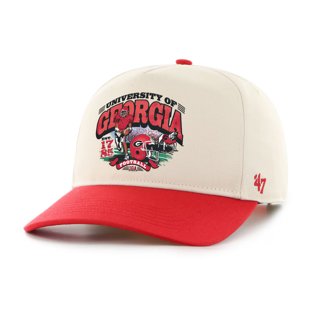 Georgia Bulldogs NCAA ’47 Unstructured Hitch Hat – Natural (USA Stock) - UKASSNI