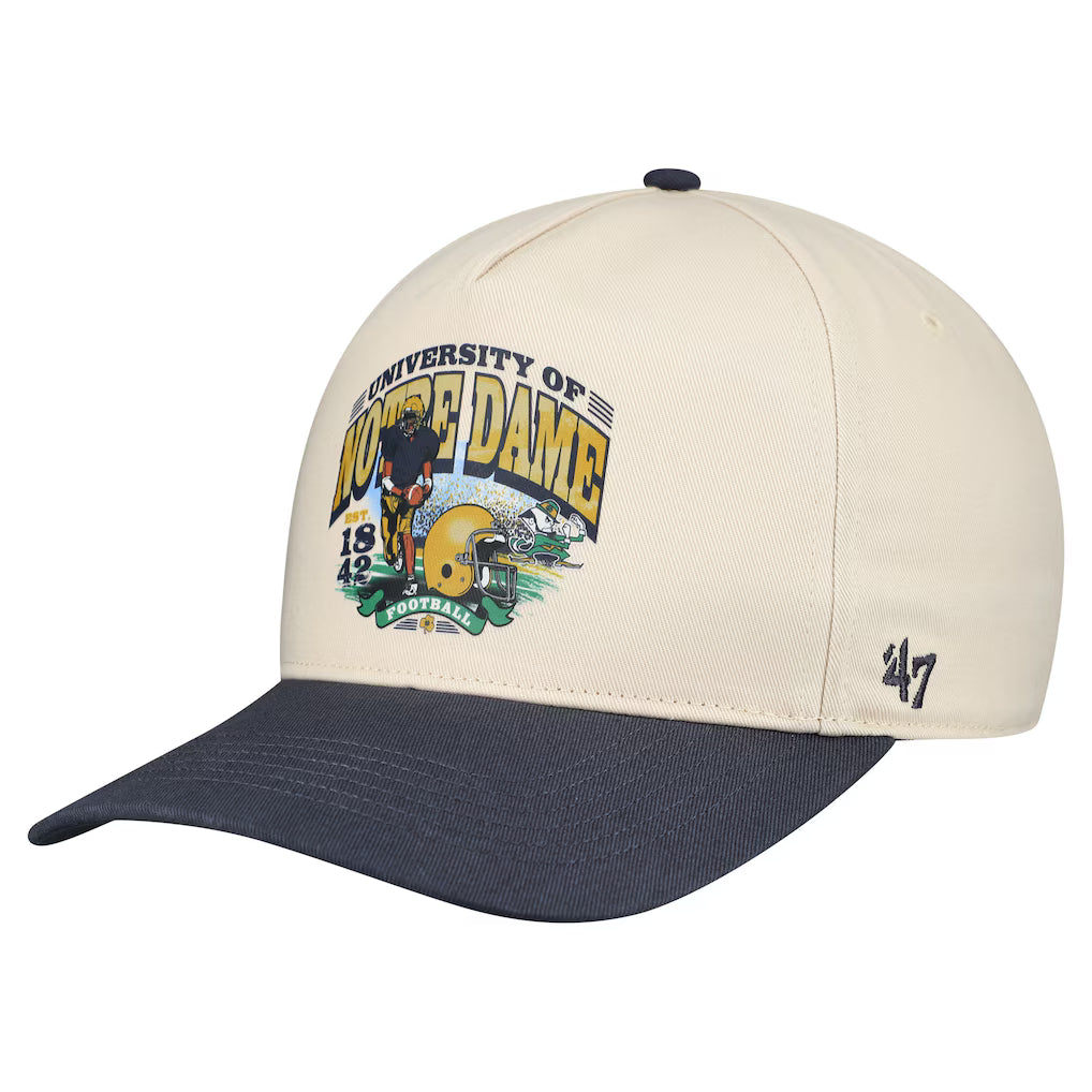 Notre Dame Fighting Irish NCAA ’47 Unstructured Hitch Hat – Natural (USA Stock) - UKASSNI