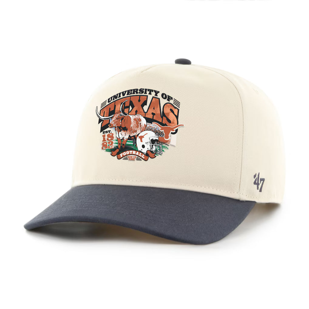 Texas Longhorns NCAA ’47 Unstructured Hitch Hat – Natural (USA Stock) - UKASSNI