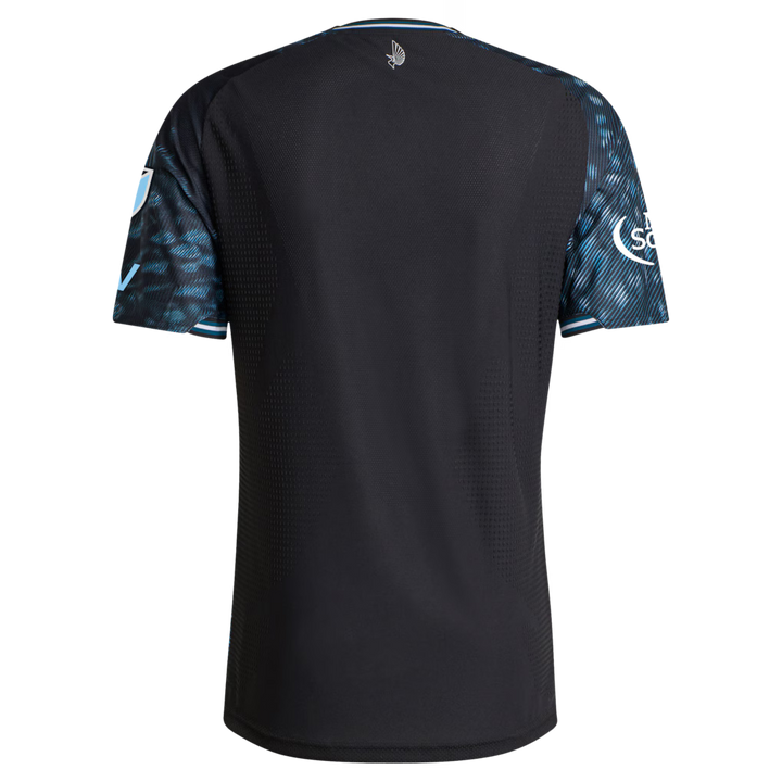 Minnesota United FC Jersey – MLS Adidas 2026 The Decade Kit Authentic Patch – Black (USA Sourced)