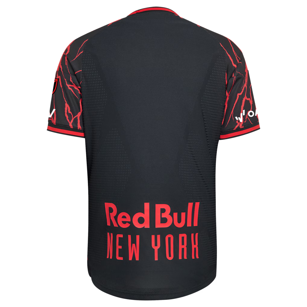 New York Red Bulls Jersey – MLS Adidas 2026 Rooted Kit Authentic Patch – Black (USA Sourced)