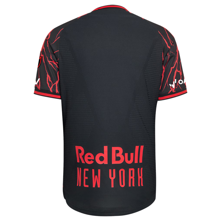 New York Red Bulls Jersey – MLS Adidas 2026 Rooted Kit Authentic Patch – Black (USA Sourced)