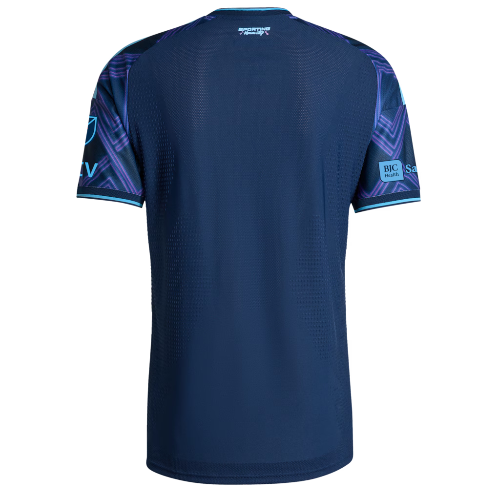 Sporting Kansas City Jersey – MLS Adidas 2026 18th &amp; Vine Kit Authentic Patch – Blue (USA Sourced)