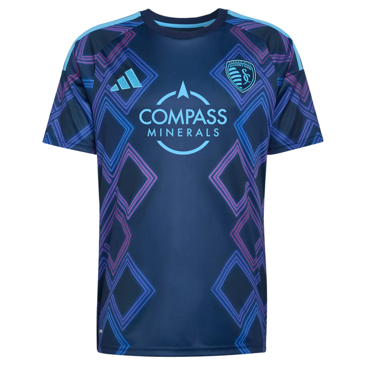 Sporting Kansas City MLS adidas 2026 The 18th &amp; Vine Kit Replica Jersey – Blue (USA Stock) by Adidas