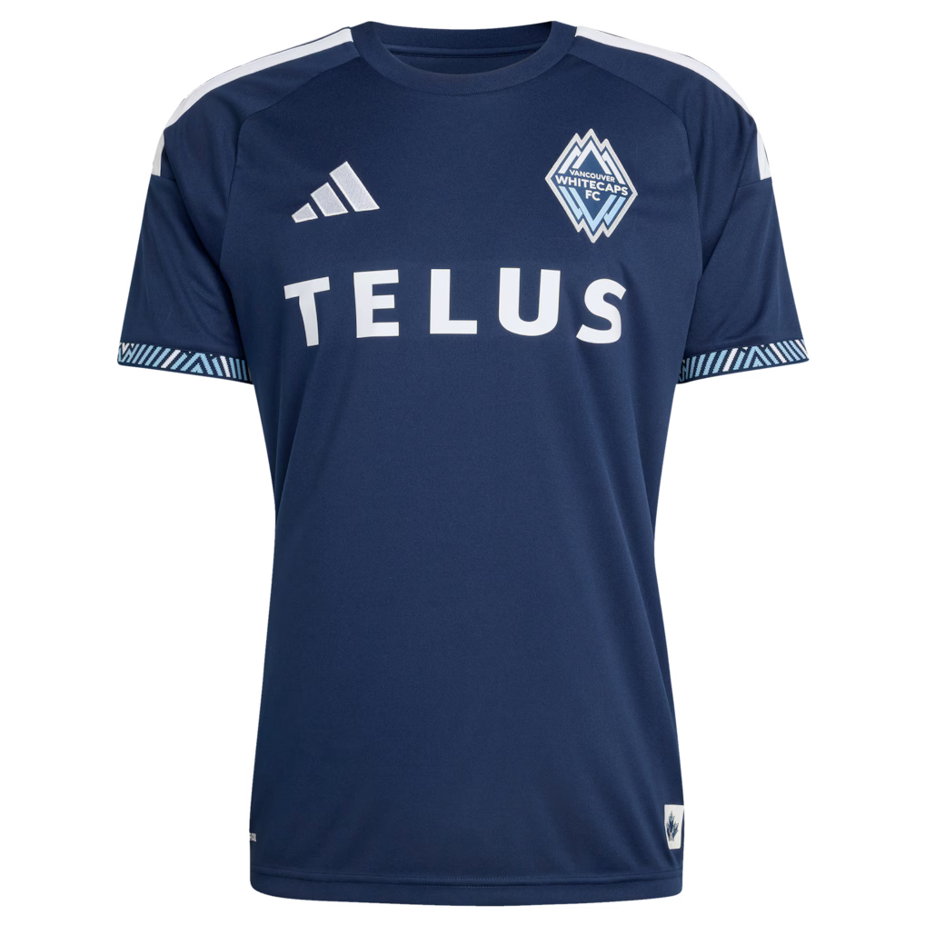 Vancouver Whitecaps FC MLS adidas 2026 The Coastal Replica Jersey - Blue (USA Stock)