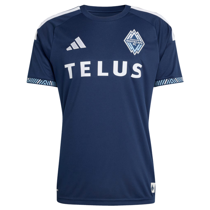 Vancouver Whitecaps FC Adidas Jersey – MLS The Coastal Replica – Blue (USA Sourced) - UKASSNI