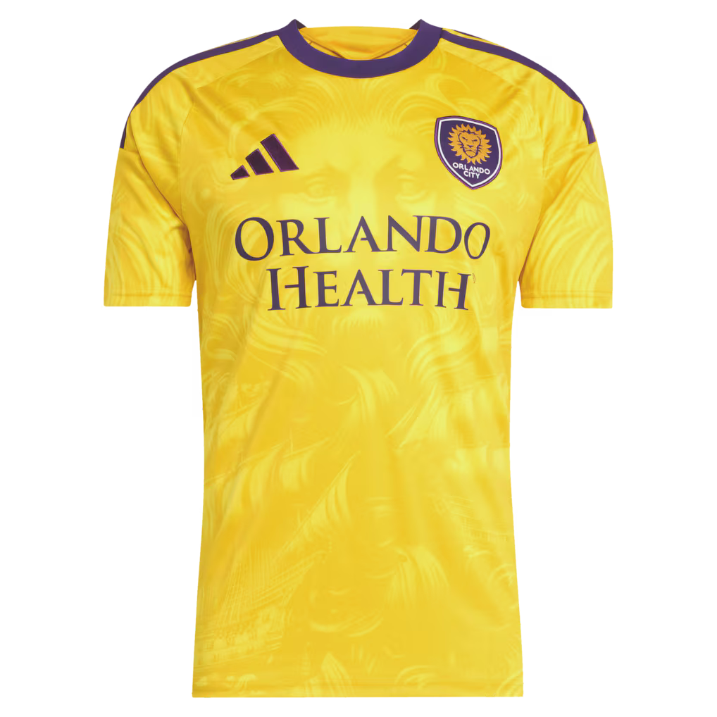 Orlando City SC MLS adidas Sunken Treasure Kit Replica Jersey – Gold (USA Stock) - UKASSNI