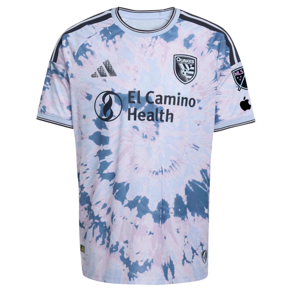 San Jose Earthquakes MLS adidas 2026 The Headliner Kit On-Field Authentic Patch Jersey – Light Blue (USA Stock) - UKASSNI