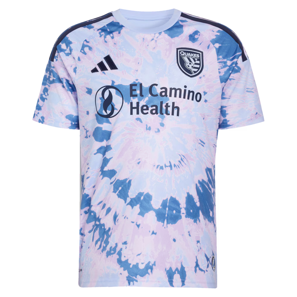 San Jose Earthquakes MLS adidas The Dead Kit Replica Jersey – Light Blue (USA Stock) - UKASSNI