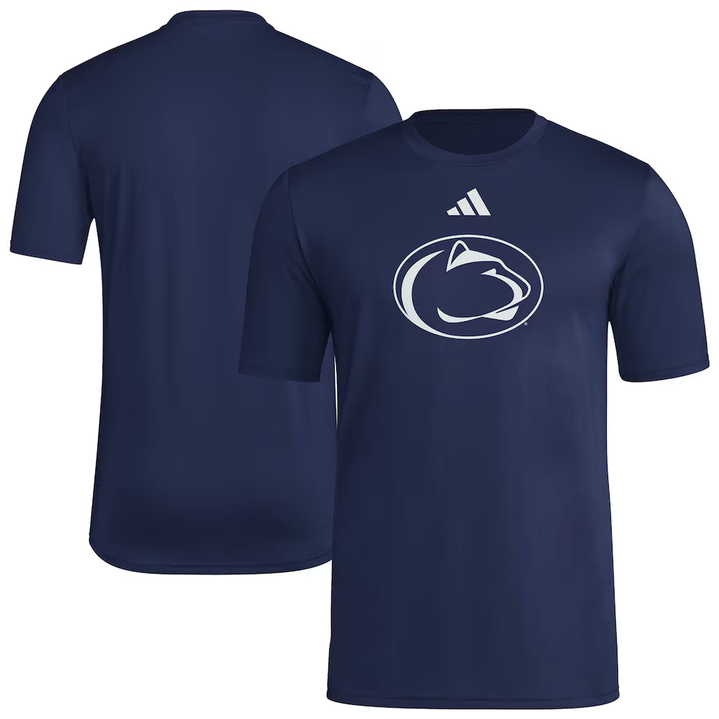 Penn State Nittany Lions T-Shirt - NCAA adidas Primary Logo Polyester – Navy (USA Sourced)
