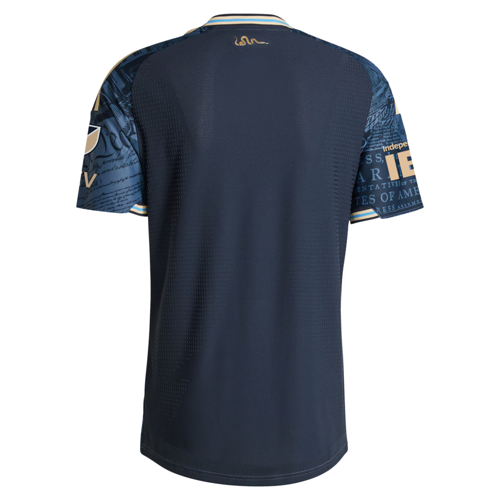 Philadelphia Union Jersey – MLS Adidas 2026 1776 Kit Authentic Patch – Navy (USA Sourced)