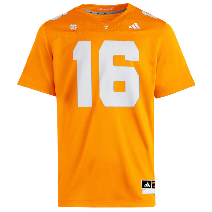 Peyton Manning Tennessee Volunteers Home Premier Jersey – NCAA adidas – Orange (USA Sourced)