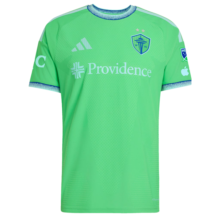 Seattle Sounders FC MLS adidas 2026 The Evergreen State Kit On-Field Authentic Patch Jersey – Rave Green (USA Stock) by Adidas