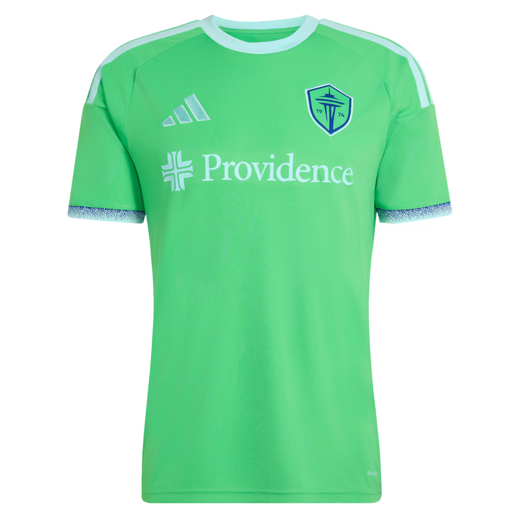 Seattle Sounders FC MLS adidas 2026 The Evergreen State Kit Replica Jersey – Rave Green (USA Stock)