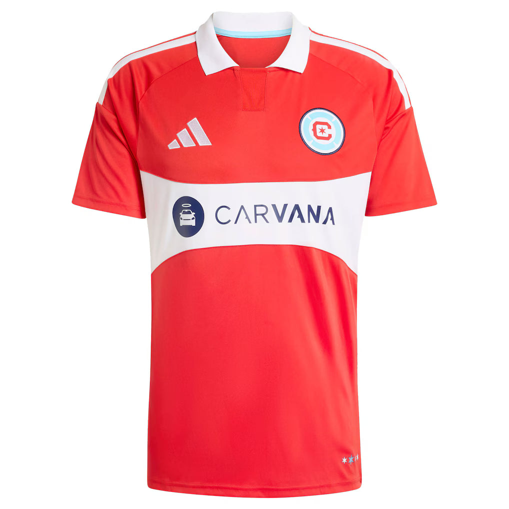 Chicago Fire MLS adidas 2026 Forever Red Replica Jersey – Red (USA Stock)