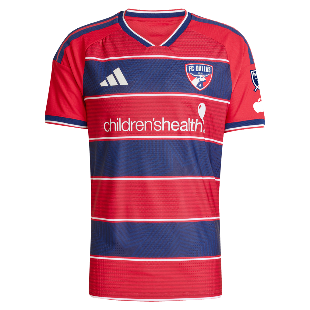 FC Dallas MLS adidas DNA Kit On-Field Authentic Patch Jersey – Red (USA Stock) - UKASSNI