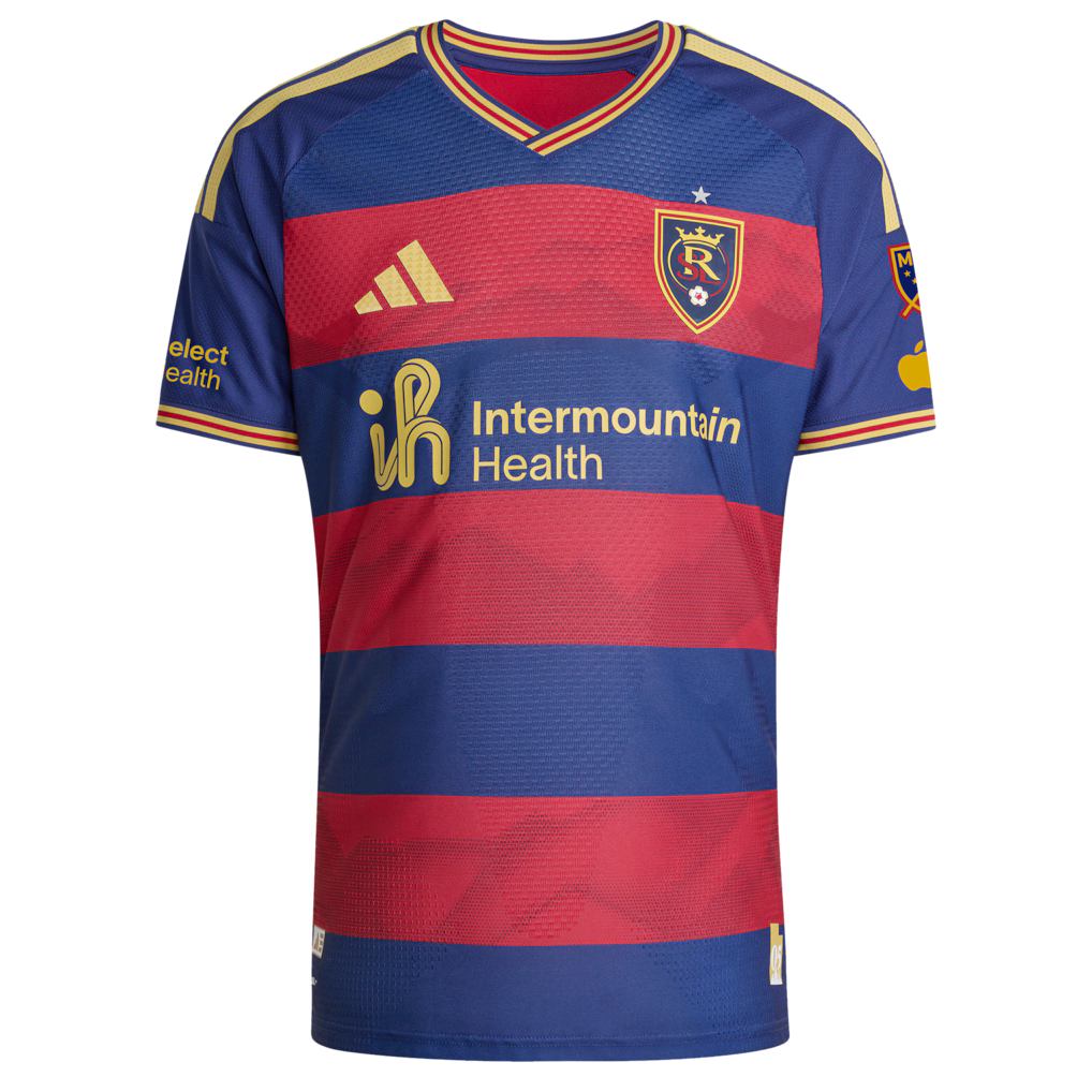 Real Salt Lake MLS adidas 2026 The Switchback On-Field Authentic Patch Jersey – Red (USA Stock) - UKASSNI